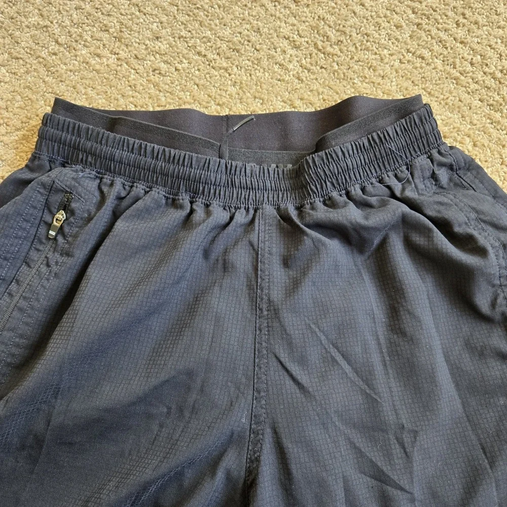 SAXX Shorts Kinetic Train 2N1 Lined Training Black Running‎ Athletic Mens Small